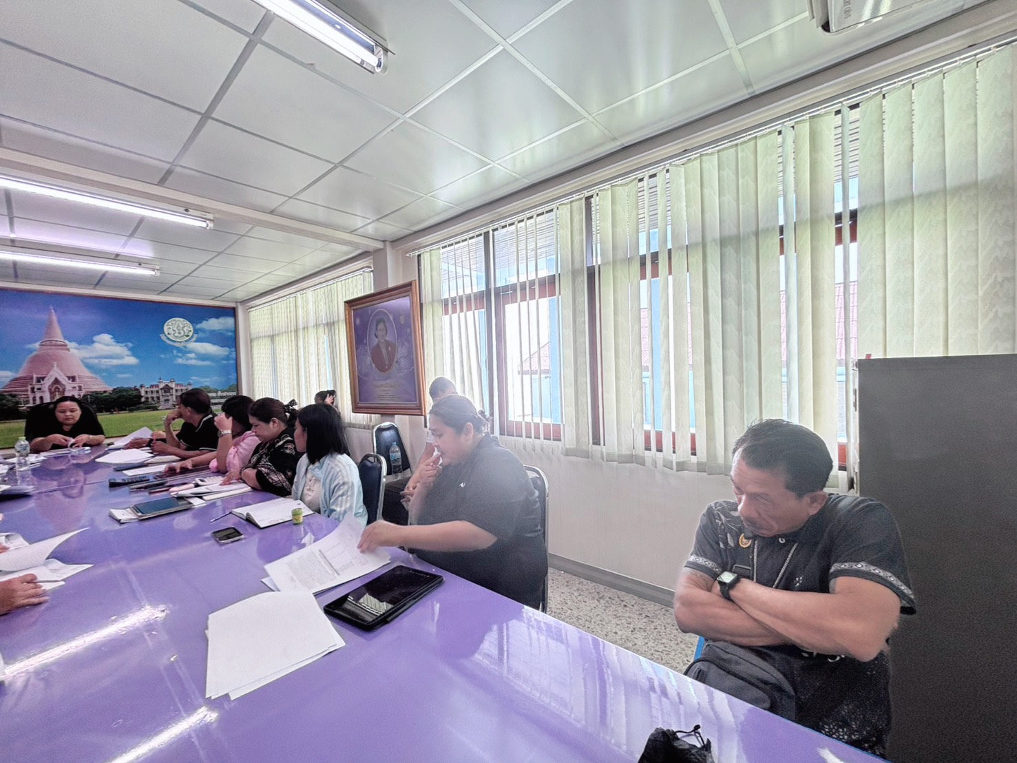 title - การประชุมสำนักงานการปฏิรูปที่ดินจังหวัดนครปฐม ประจำเดือนมีนาคม 2569